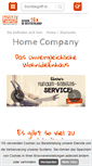 Mobile Screenshot of homecompany-moebel.de
